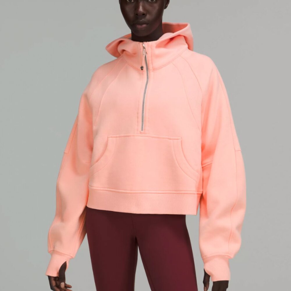 Lululemon Dew pink Scuba Half zip